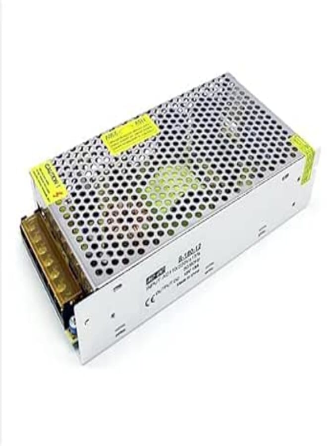 Eujgoov AC 110V / 220V to 12V 15A Power Supply 12V Power Supply Transformer Power Supply Driver Regulated 180W Switching Power Adapter Converter LED Driver